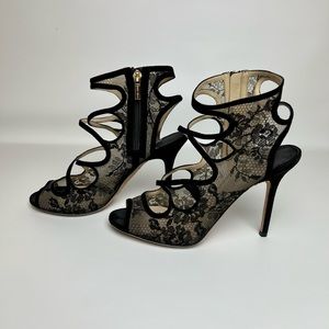 Jimmy Choo lace heel
